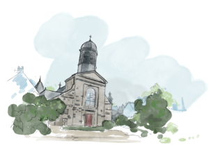 illustration de l'église de la ville